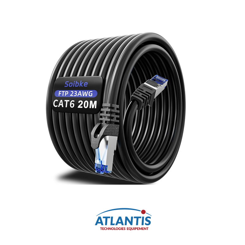 Câble réseau LAN RJ45 Noir – 5m