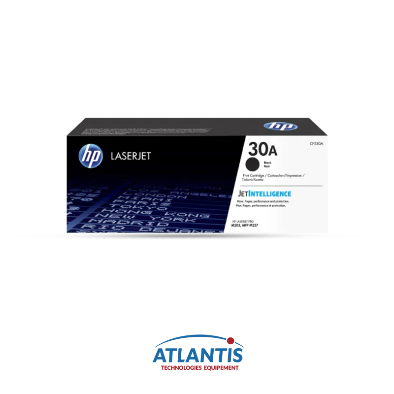 Cartouche de toner HP 30A Noir LaserJet