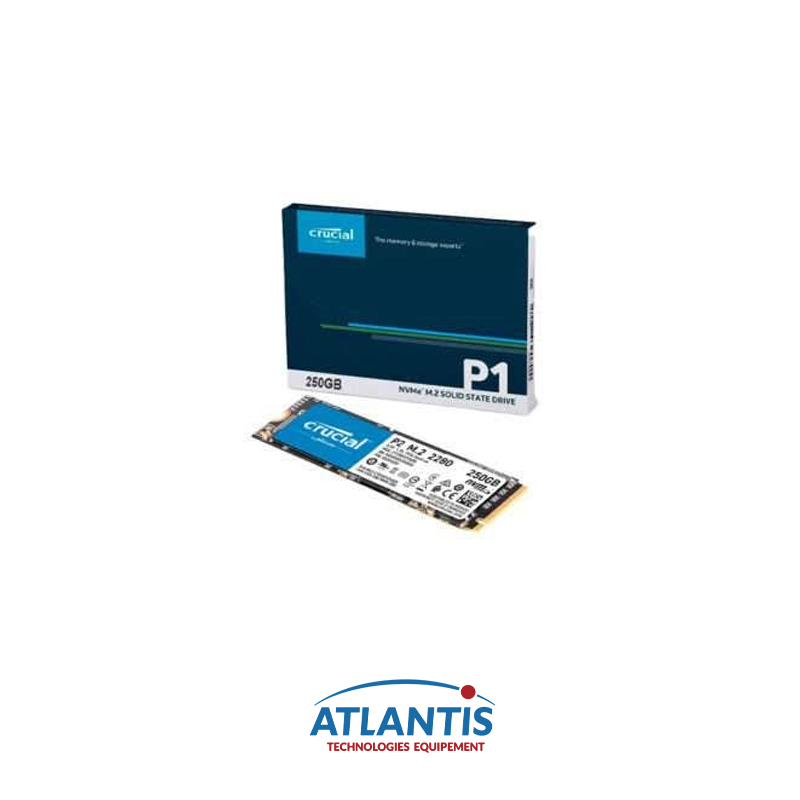Disque SSD interne Crucial P1 250Go