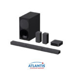 Sony HT-S40R Barre de son 5.1 canaux (avec caisson de basses filaire, haut-parleur arrière sans fil, Bluetooth, son surround Dolby Digital), noir large