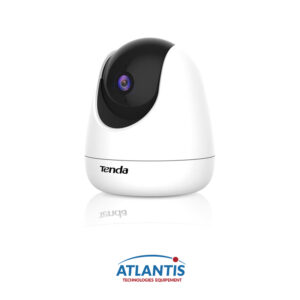 Tenda CP3 Caméra IP Surveillance WiFi, Caméra Bébé de Sécurité 1080P, Vision Nocturne, Détection de Mouvement, Audio Bidirectionnel Pan/Tilt, Rotation Horizontale 365° Verticale 155°
