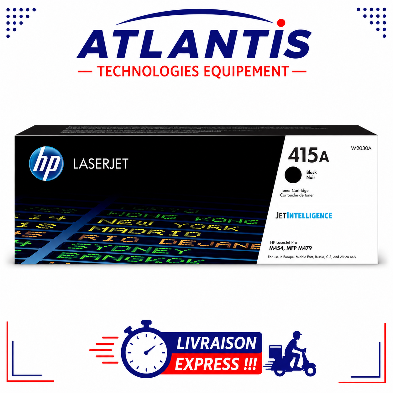 Cartouche HP 415A W2030A (authentique) – Image 2