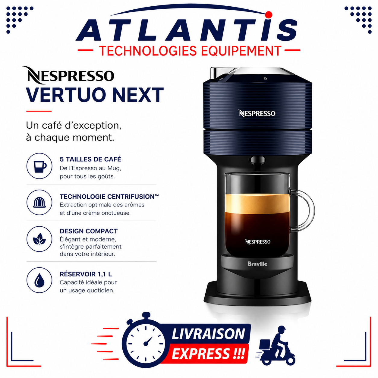 Machine à café Nespresso Vertuo Next Magimix