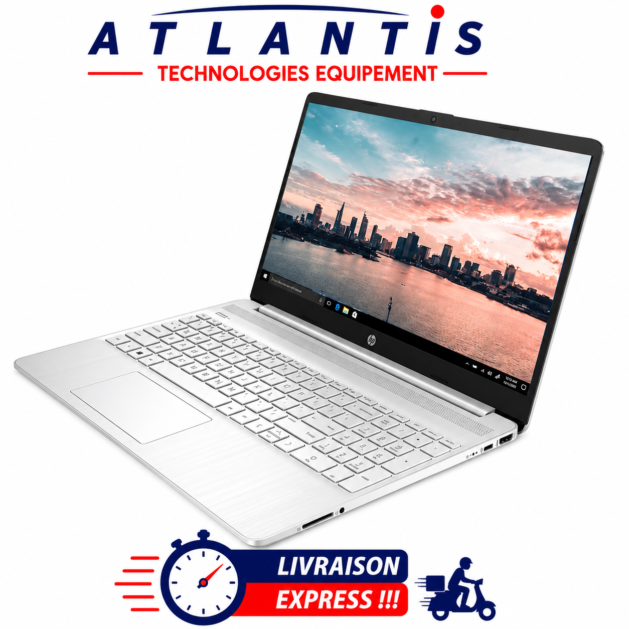 Ordinateur HP 15s-fq0004nia Intel Celeron N4120 4gb 256ssd Windows 11 Pro