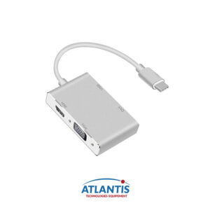 ADAPTATEUR TYPE-C TO 4K HDMI + USB 3.0 + VGA + DVI
