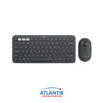 Clavier et souris sans fil Bluetooth K380s Logitech Pebble Keys 2 Qwerty Graphite