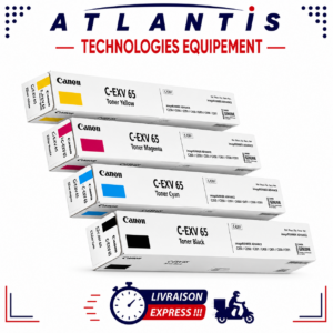 Toner Canon CEXV-65 Noir/Bleu/Jaune/Rouge pour Ir 3326i