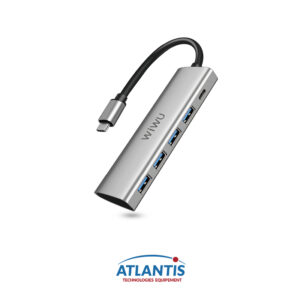 Adaptateur WIWU Alpha A531H / GRIS HUB USB-C 5 EN 1