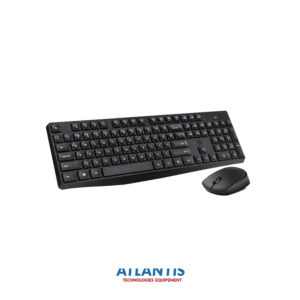 Ensemble Clavier et souris sans fil – HP CS10 Noir- AZERTY