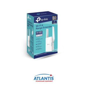 Prolongateur de portée Wi-Fi TP-Link AX1800 Extender (RE605X) - Booster Internet, couvre jusqu'à 1 500 pieds carrés et 30 appareils