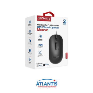 Souris filaire Promate CM-1200 de conception ergonomique
