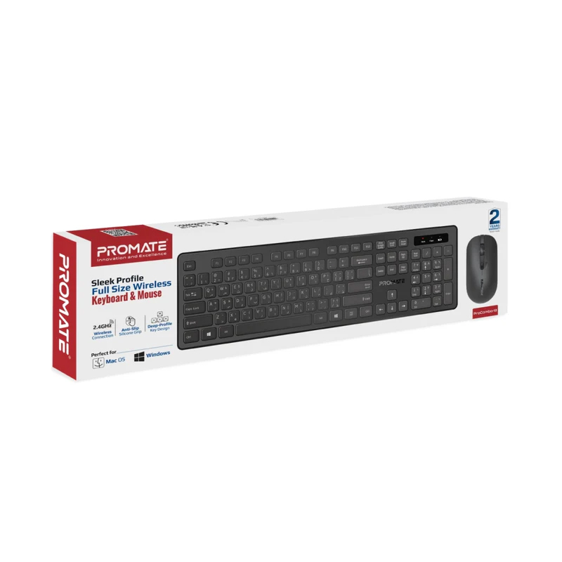 Clavier et Souris sans fil Promate Combo