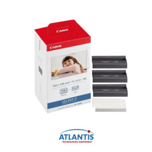 Kit Papier + encre pour Canon SELPHY CP-800 / CP-810 / CP-910 / CP-1000 / CP-1200 / CP-1300