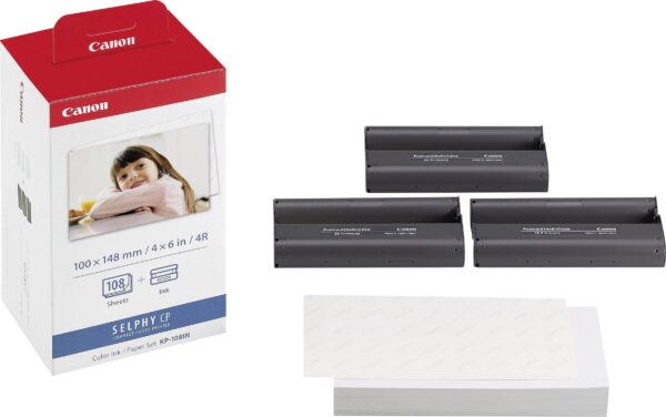 Kit Papier + encre pour Canon SELPHY CP-800 / CP-810 / CP-910 / CP-1000 / CP-1200 / CP-1300 – Image 2