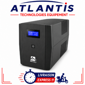Onduleur Mercury Elite 2200U Smart UPS 2200VA, 1320W, Ecran LCD