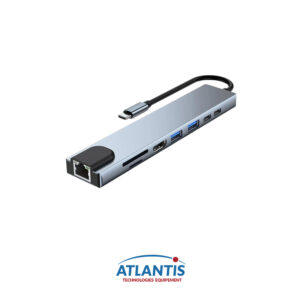 Adaptateur USB type-c vers ethernet, RJ45 LAN 3.0/3 Ports