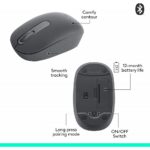 Souris sans Fil M196 Bluetooth Logitech (Graphite) Original