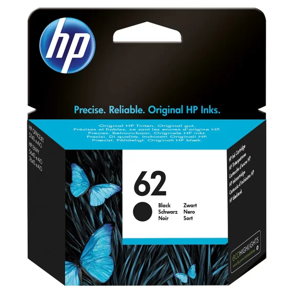 Cartouche HP 62 d’encre noir d'origine