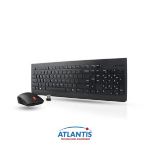 Ensemble clavier et souris sans fil Lenovo 510 Noir