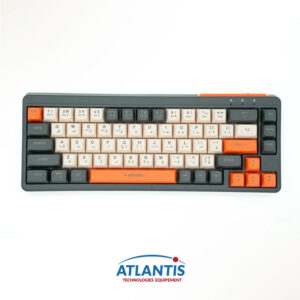 Clavier sans fil Arizone BK-035 2,4 GHz – Touches interchangeables – Batterie remplaçable – Nano-récepteur USB