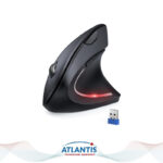 Souris ergonomique verticale Arizone, souris sans fil à 5 ​​boutons avec DPI réglable, boutons avant/arrière