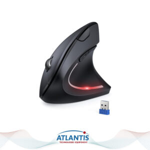 Souris ergonomique verticale Arizone, souris sans fil à 5 ​​boutons avec DPI réglable, boutons avant/arrière