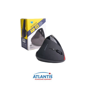 Souris ergonomique verticale Arizone, souris sans fil à 5 boutons avec DPI réglable, boutons avant/arrière