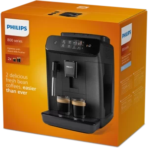 Machine à café grain automatique Philips Series 800 avec mousseur à lait -