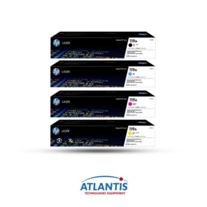 Cartouche de toner laser HP 119A noir/cyan/magenta/jaune