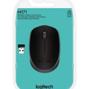 LOGITECH M171 Souris sans fil ambidextre - capteur optique - 3 boutons