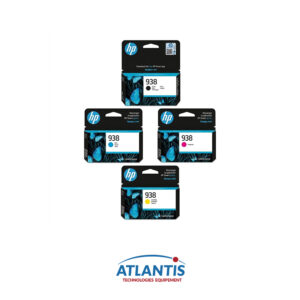 Cartouche HP 938 – Authentique Noir, Bleu, Jaune, Rouge