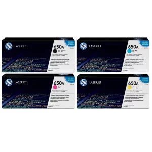 Cartouche HP 650A CE270A /- Toner de marque HP Laser Original