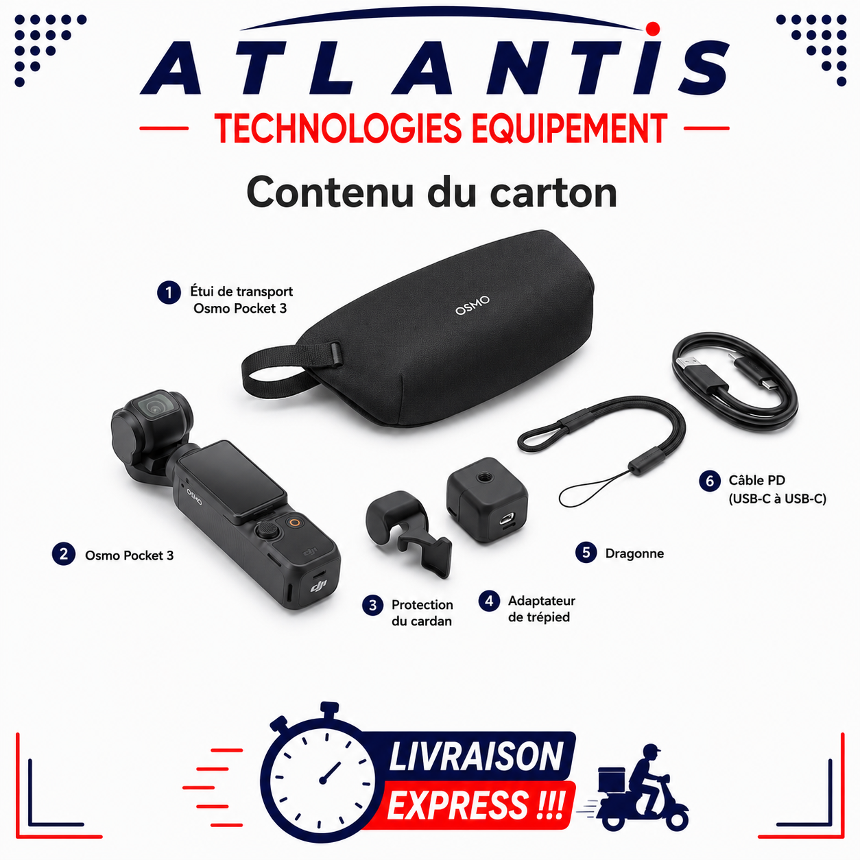 Caméra DJI Osmo Pocket 4 Bundle - standard – Image 2