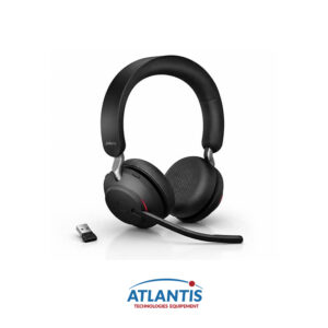 Casque Jabra Evolve2 65 MS Stéréo Noir Micro-casque sans fil stéréo professionnel -