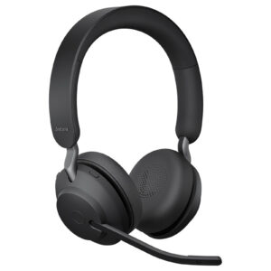 Casque Jabra Evolve2 65 MS Stéréo Noir Micro-casque sans fil stéréo professionnel -