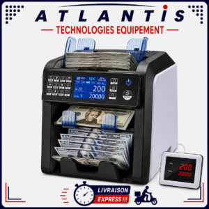 Compteuse et détecteur de billets Lightwave LW-CCM-901 écran tactile